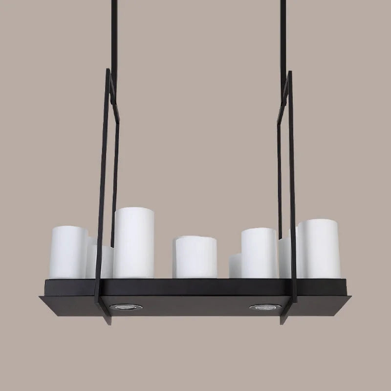 Candle Chandelier | Led Faux-marble Linear Modern Transitional Dining & Kitchen Island Casalolalights Luxury Lamps