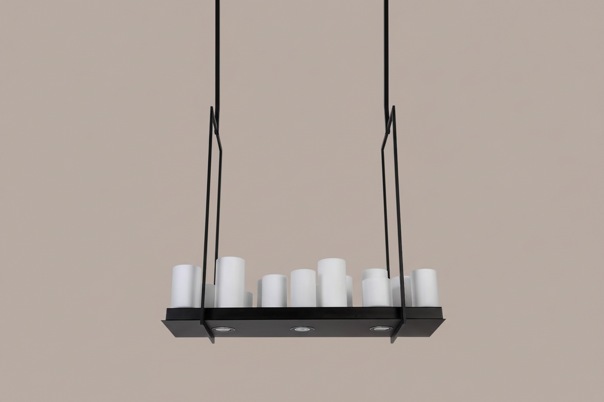 Candle Chandelier | Led Faux-marble Linear Modern Transitional Dining & Kitchen Island Casalolalights Luxury Lamps