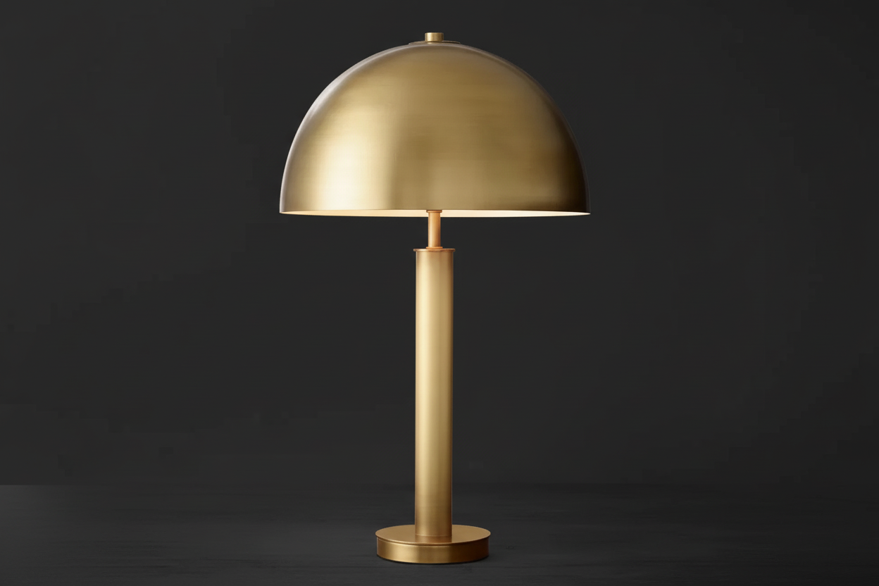 Black Dome Table Lamp – Oversized Modern Led Living Room Light Casalolalights Luxury Lamps for Interior Designers