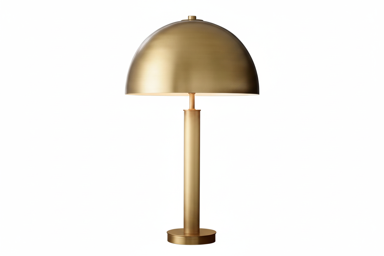 Современная настольная лампа Dome в матовом черном цвете | Clh56rph1