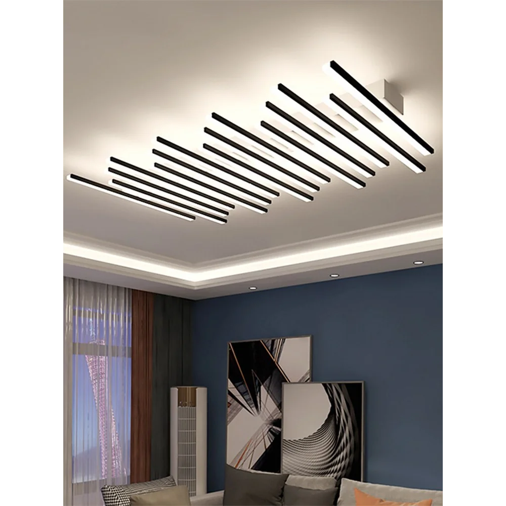 Modern Flush Mount | Multi Led Bar Ceiling Lamps | Low Lighting | Casalola