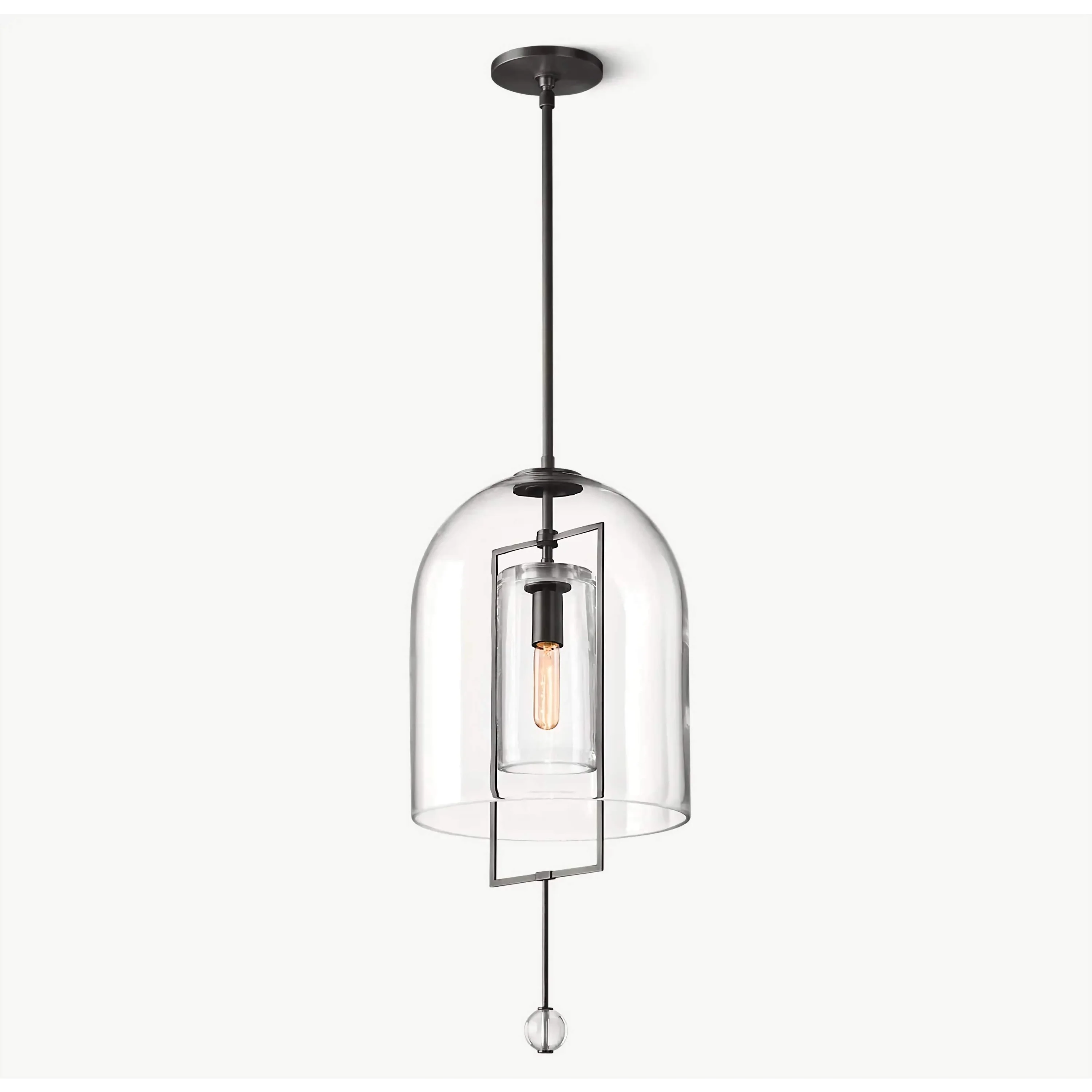 Modern Kitchen Island Pendant Lighting - Glass – Copper Dome Light Casalolalights Luxury Lamps for Interior Designers