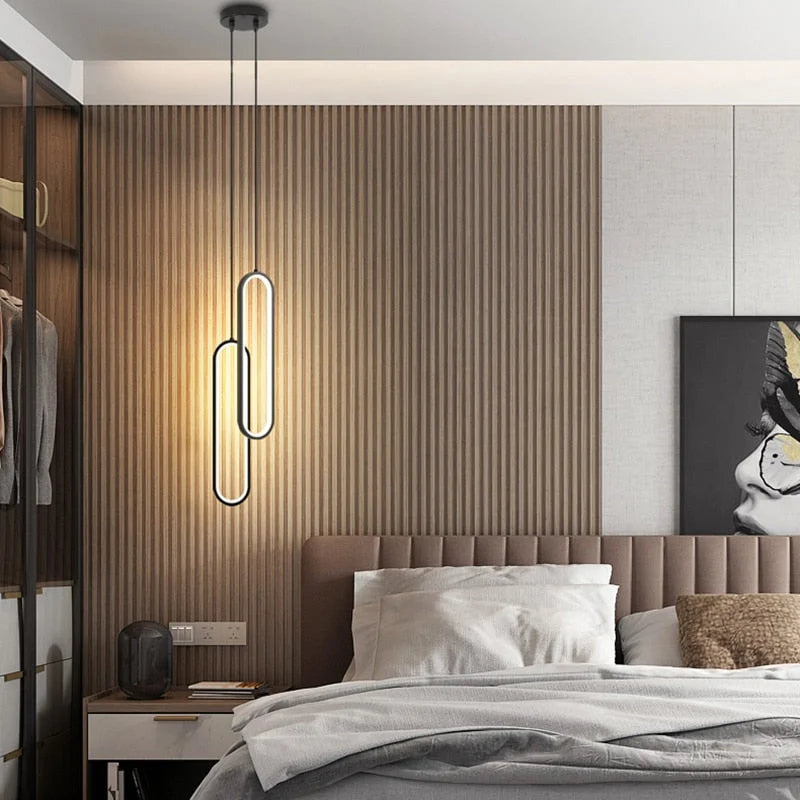Modern Pendant Lighting | Metal Ring Led Gold Ceiling Light Fixtures | Casalola