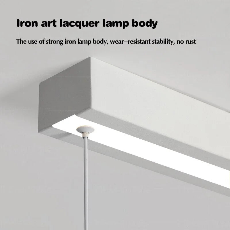 Modern Led Semi-flush Mount | Black Kitchen Pendant Lighting | Casalola