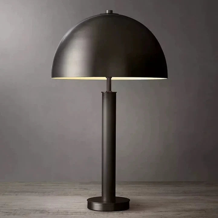 Dome Table Lamp 86cm | Oversized Black or Gold Contemporary Minimalist Living Room & Bedroom Casalolalights Luxury