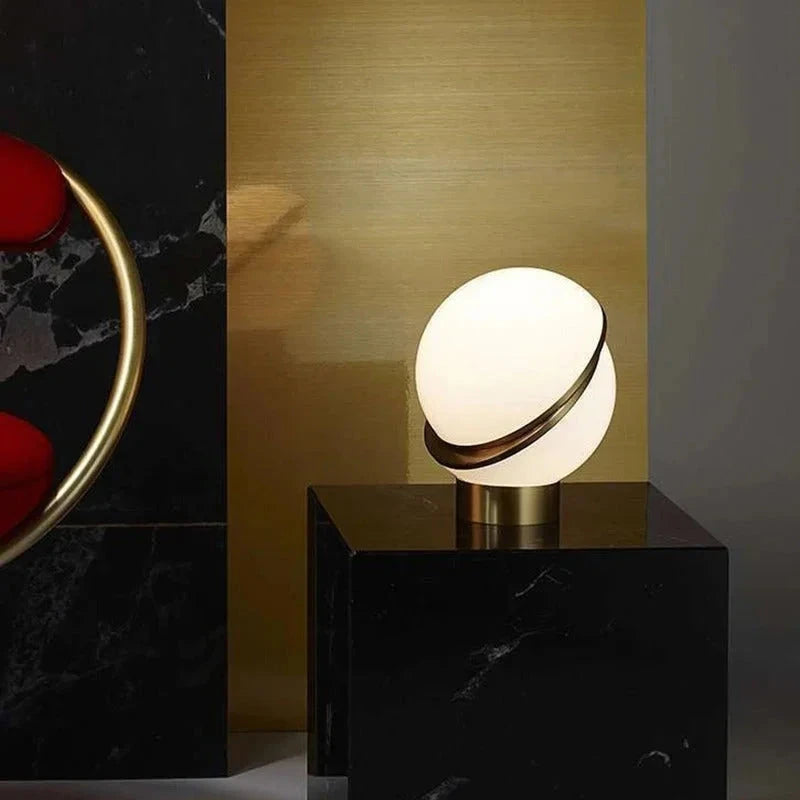 Modern Table Lamp | for any Room | Round Glass | Casalola