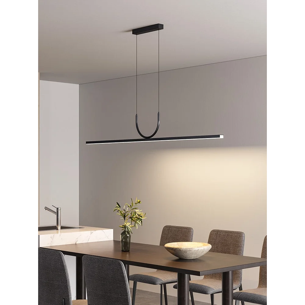 Modern Bar Pendant Lighting | Black Led for Kitchen Island Dining Room | Casalola