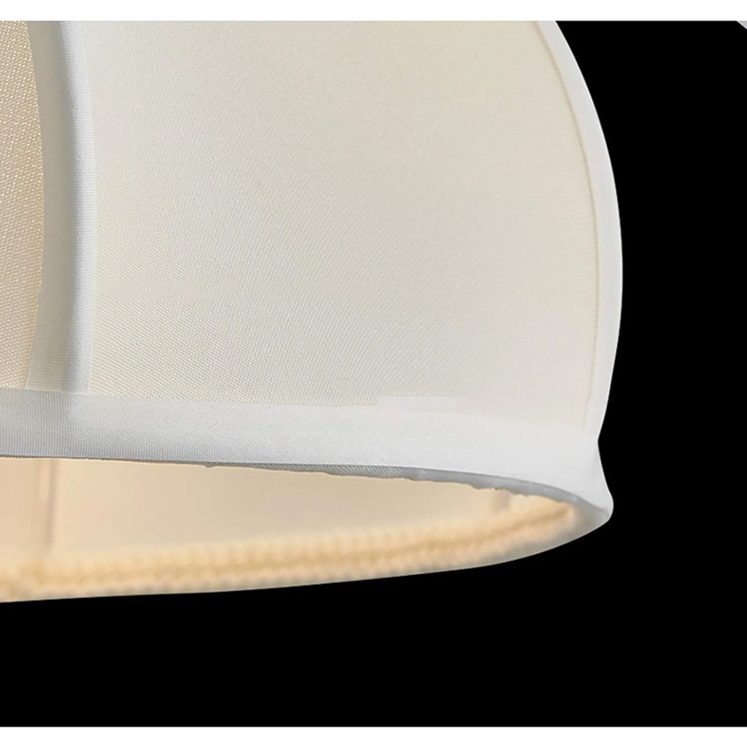 Modern Table Lamp with White Fabric Shade and Brass Accents – Elegant Lighting for Bedroom or Living Room