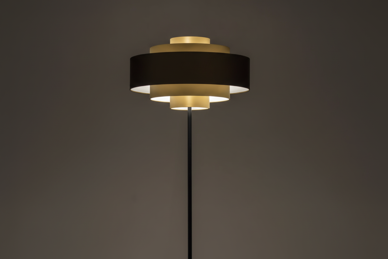 MODERNE GESTUFTE BLAUE STEHLEUCHTE - CL85070B