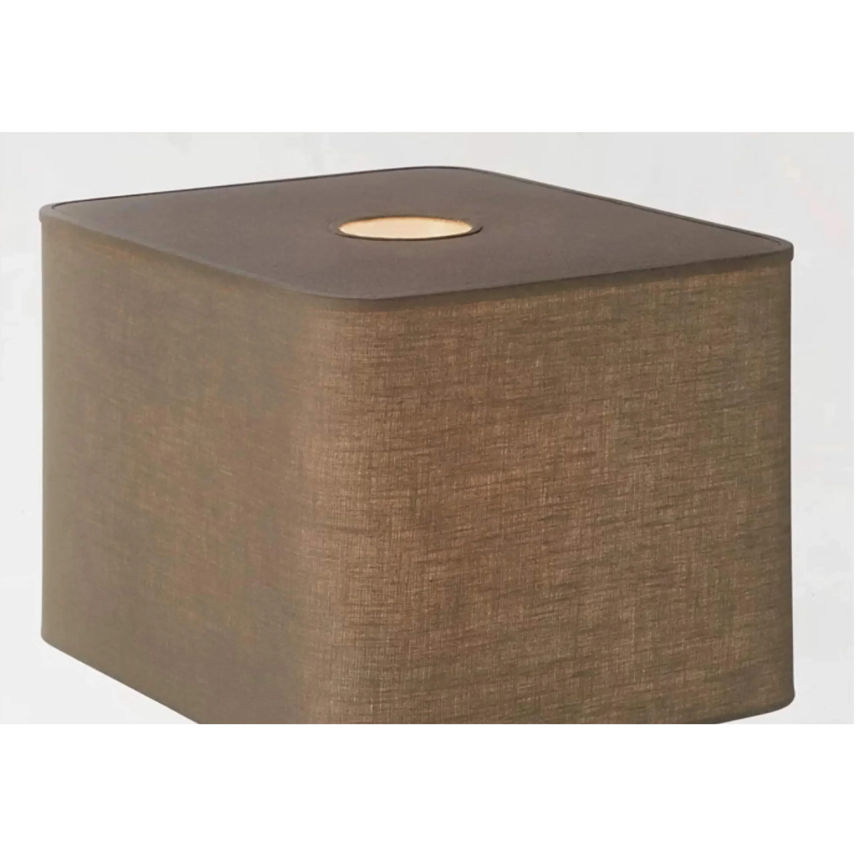 Modern Travertine and Copper Table Lamp with Fabric Shade for Living Room or Bedroom | Luxury Villas Hotel Desk Lamps