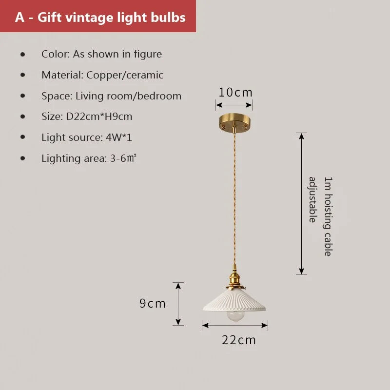 Elegant White Pendant Lamps | Ceramic Hanging Lights | 1 Lights for Living Room Bedroom Kitchen