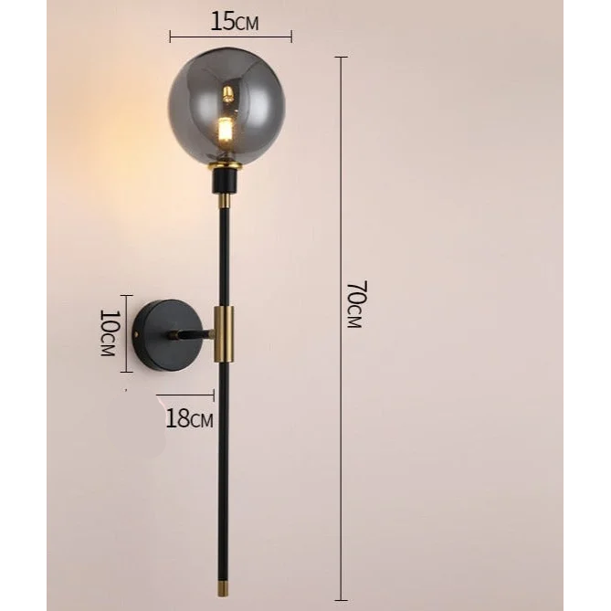 Glass Wall Sconces for Living Room Bedroom Corridor Outdoor | Modern Lights