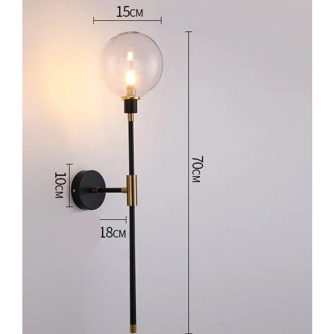 Glass Wall Sconces for Living Room Bedroom Corridor Outdoor | Modern Lights