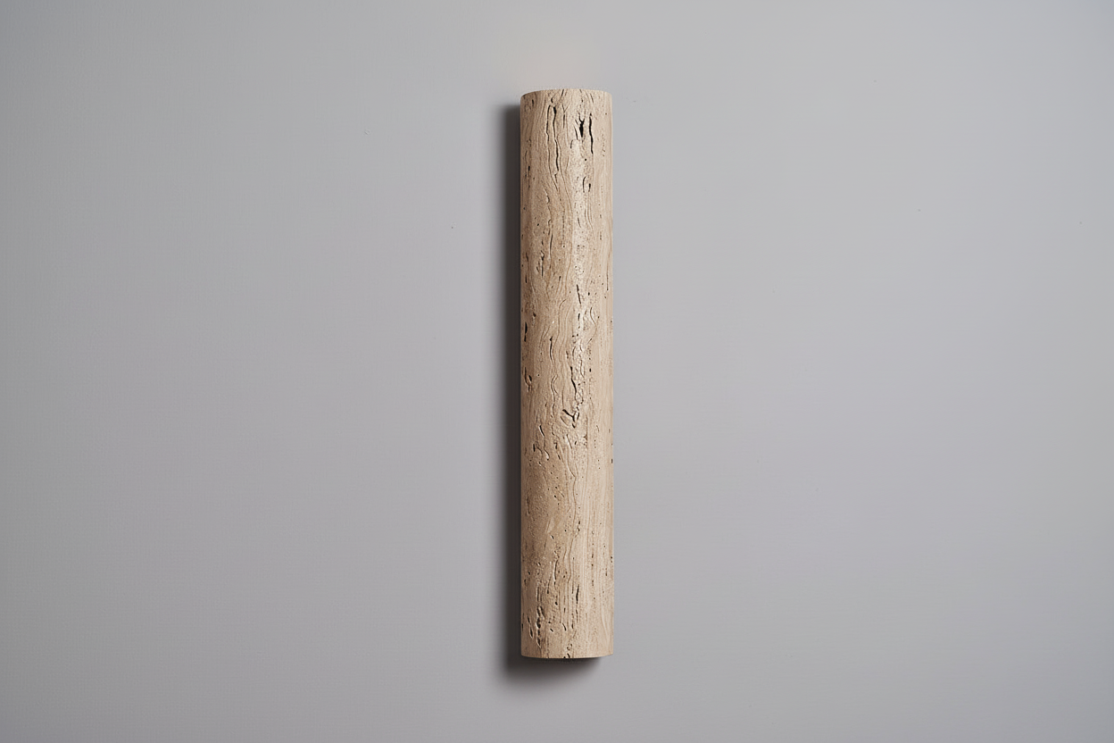 NATURAL TRAVERTINE STONE LED WALL SCONCE | CL889901