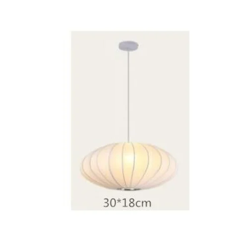 Nelson Bubble Pendant Lamp | White Silk Ceiling Lamps | Bedroom Living Room Lighting | Casalola