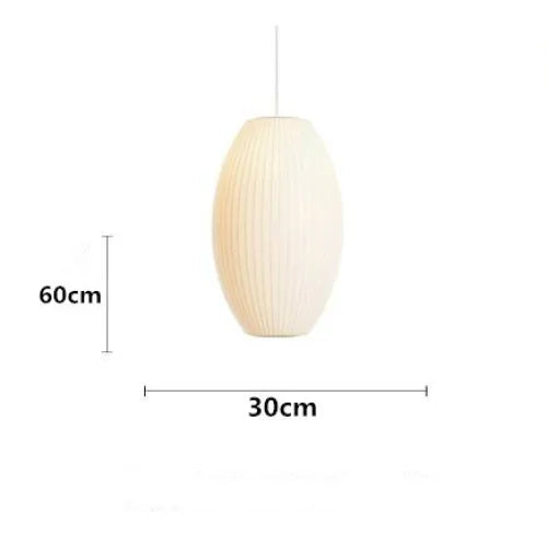 Nelson Bubble Pendant Lamp | White Silk Ceiling Lamps | Bedroom Living Room Lighting | Casalola