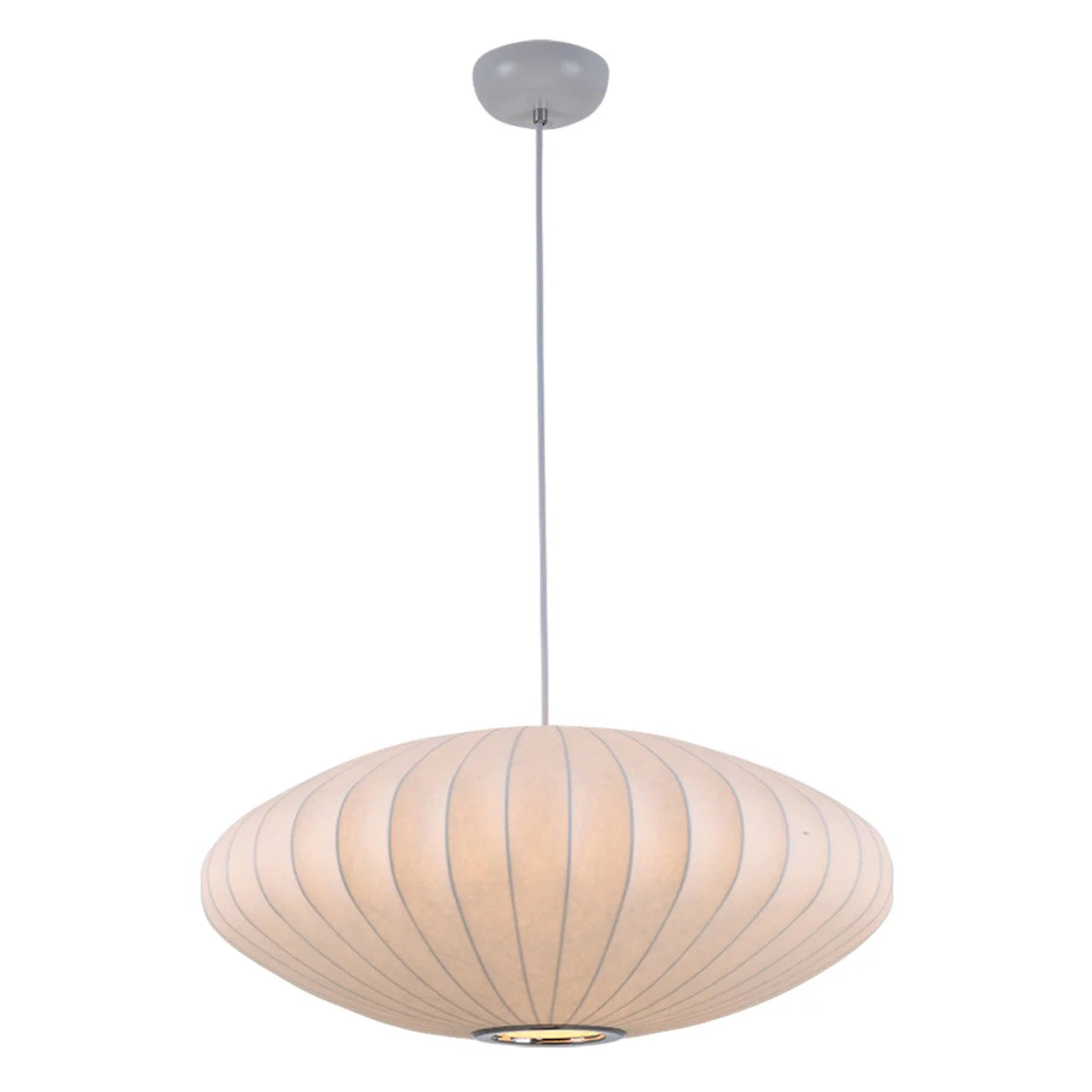 Nelson Bubble Pendant Lamp | White Silk Ceiling Lamps | Bedroom Living Room Lighting | Casalola