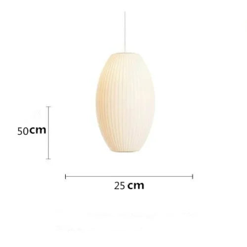Nelson Bubble Pendant Lamp | White Silk Ceiling Lamps | Bedroom Living Room Lighting | Casalola