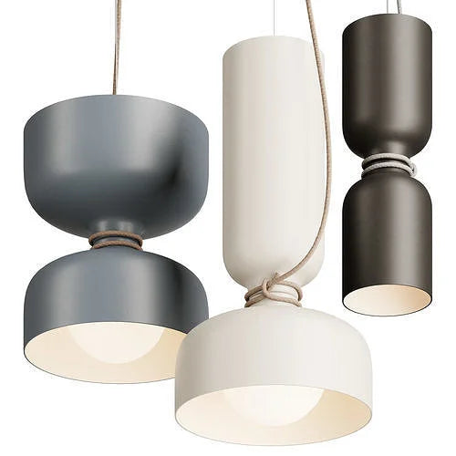 Nordic Pendant Light | Minimalist Painted Metal Dome Black or White Kitchen Island & Dining Room Casalolalights Luxury
