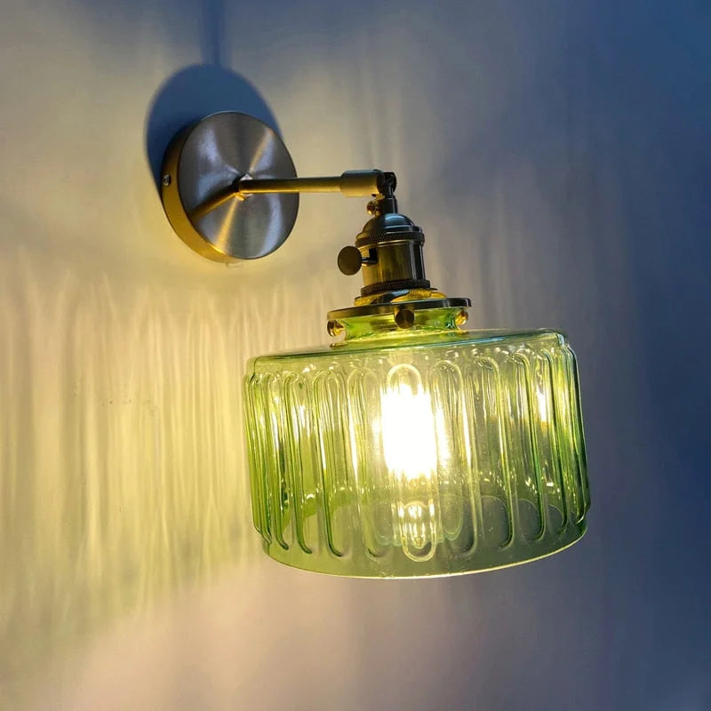 Nordic Wall Lamp with Rotatable Glass Shade