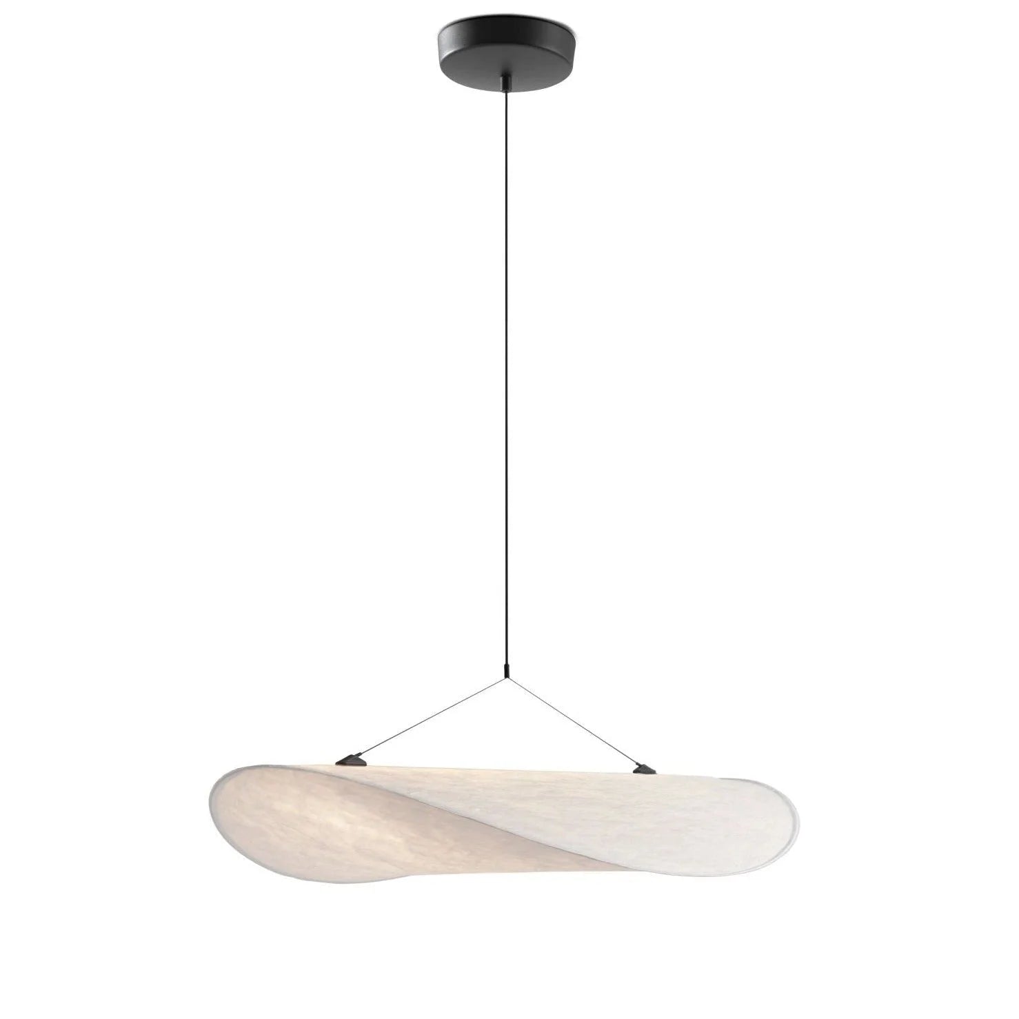 Fabric Led Pendant Lamp Parisian Chic Ceiling Light Fixtures for Living Room Bedroom