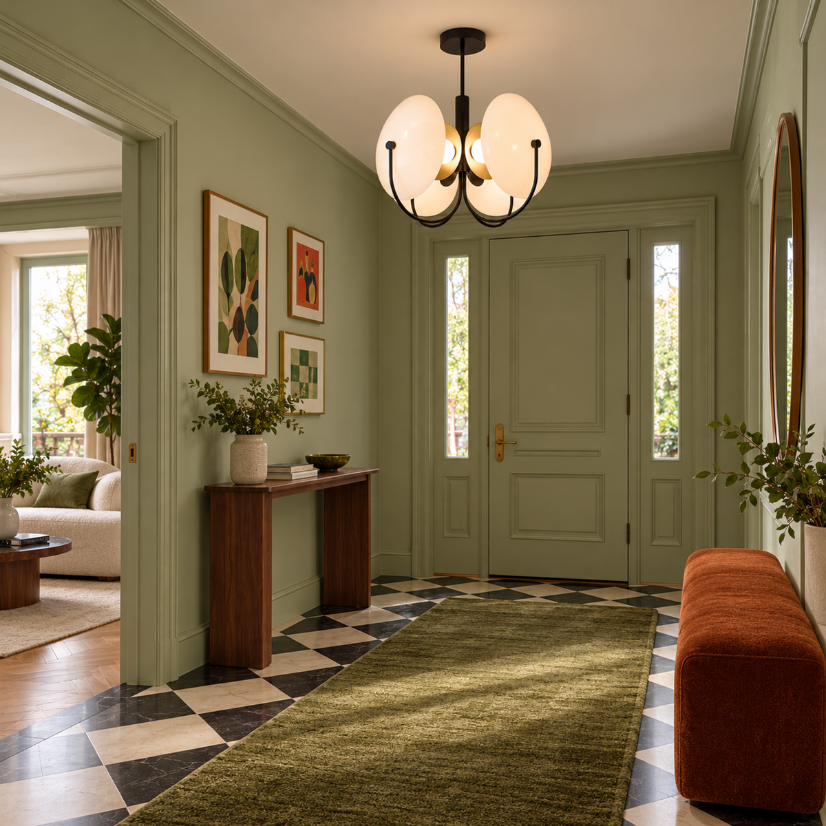 Modern Ceiling Lights - Opal Globe Orbit Casalola Luxury Lamps for Interior Designers