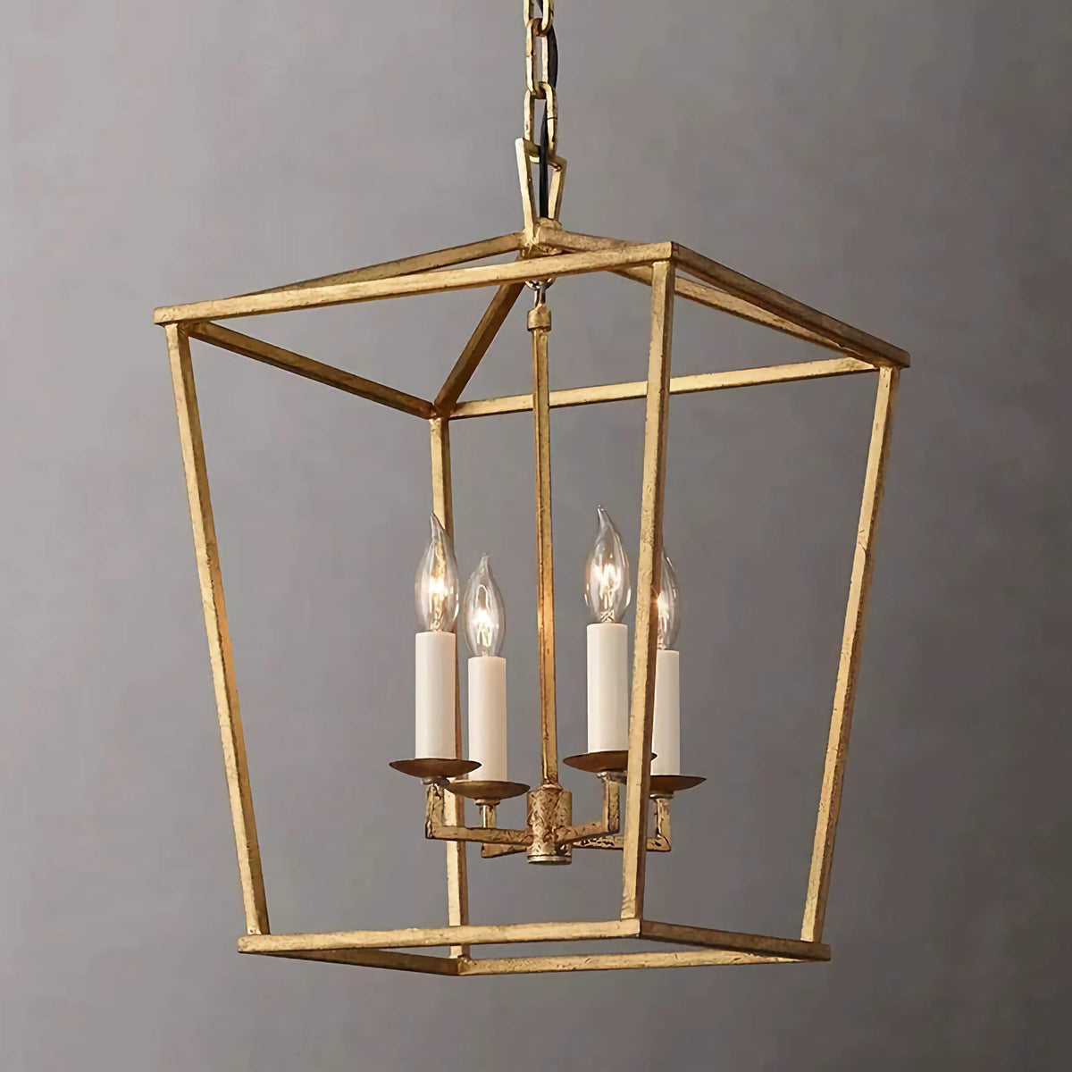 Copper Lantern Pendant Light | Open-frame 4-light Rustic Farmhouse Entryway & Kitchen Casalolalights Luxury Lamps