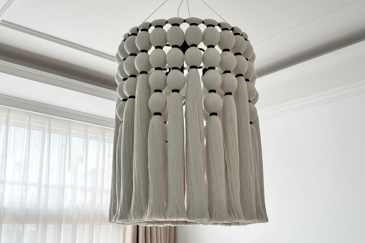 LÁMPARA DE TECHO DE ALGODÓN ORGÁNICO | CLORG055