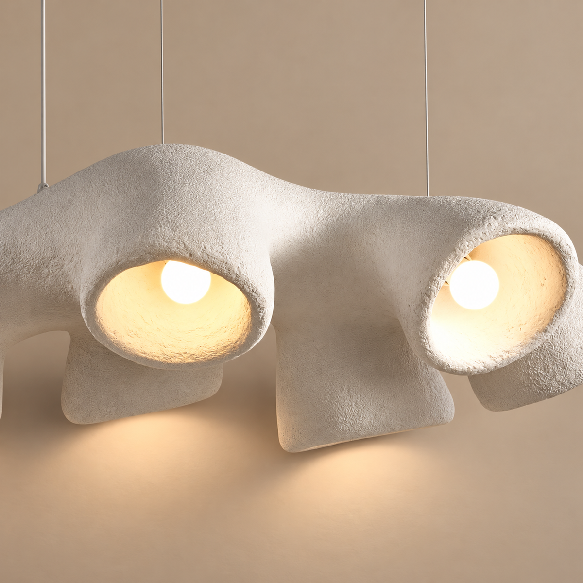 Kitchen Island Pendant Lighting - Organic Resin Casalola Lights Luxury Lamps for Interior Designers