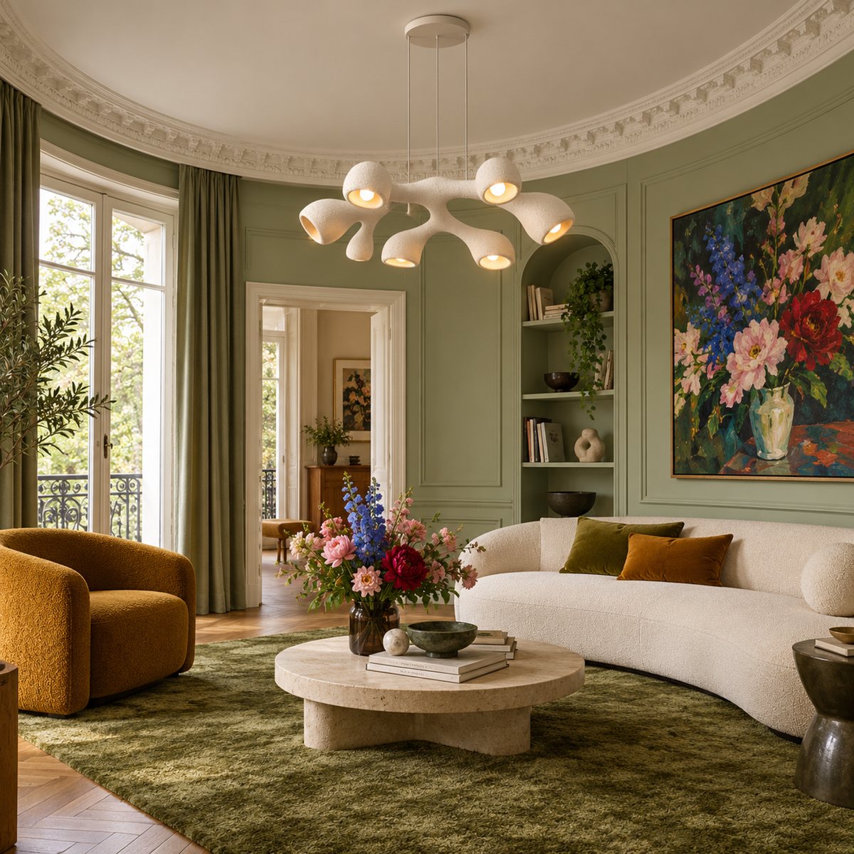 Dining Pendant Lights - Composite Resin Casalola Luxury Lamps for Interior Designers