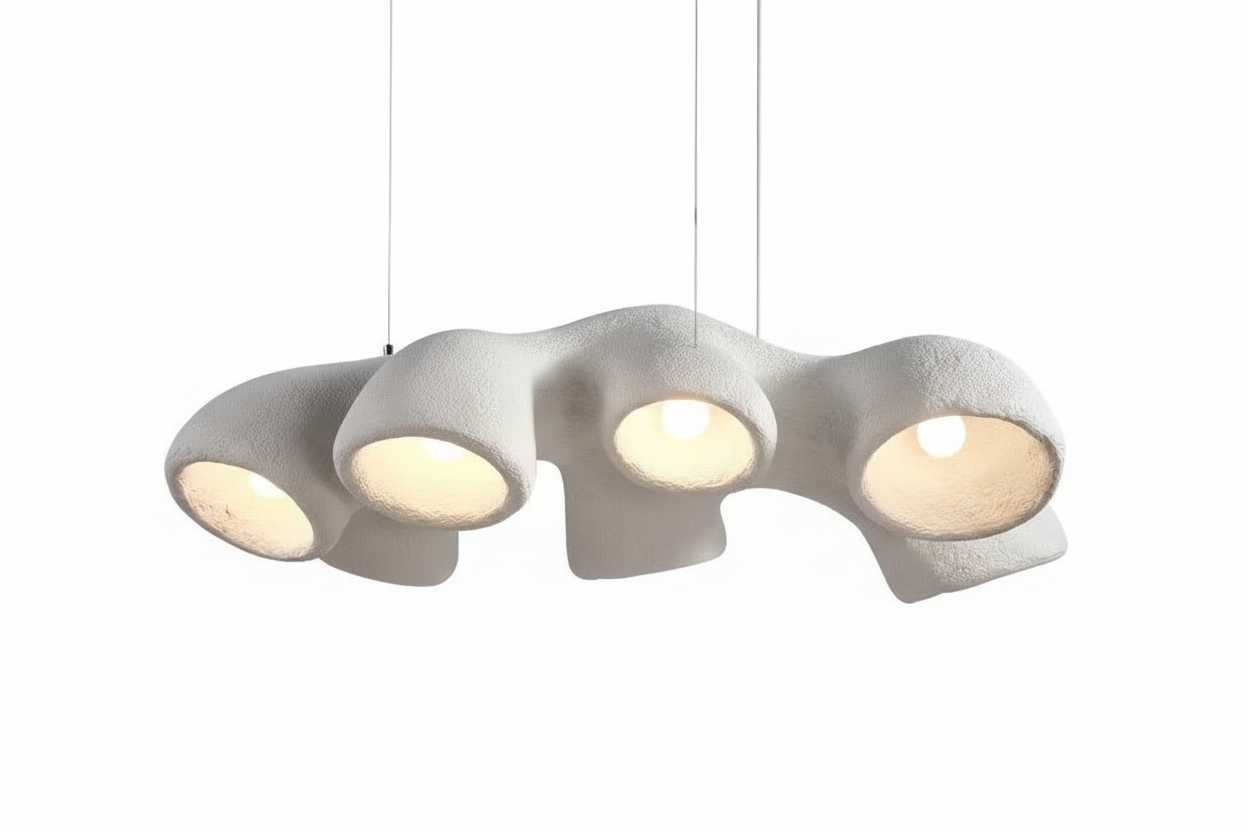 Stone Sculptural Pendant Lighting Modern Organic Chandelier for Dining Room Loft Kitchen Island Casalolalights Luxury