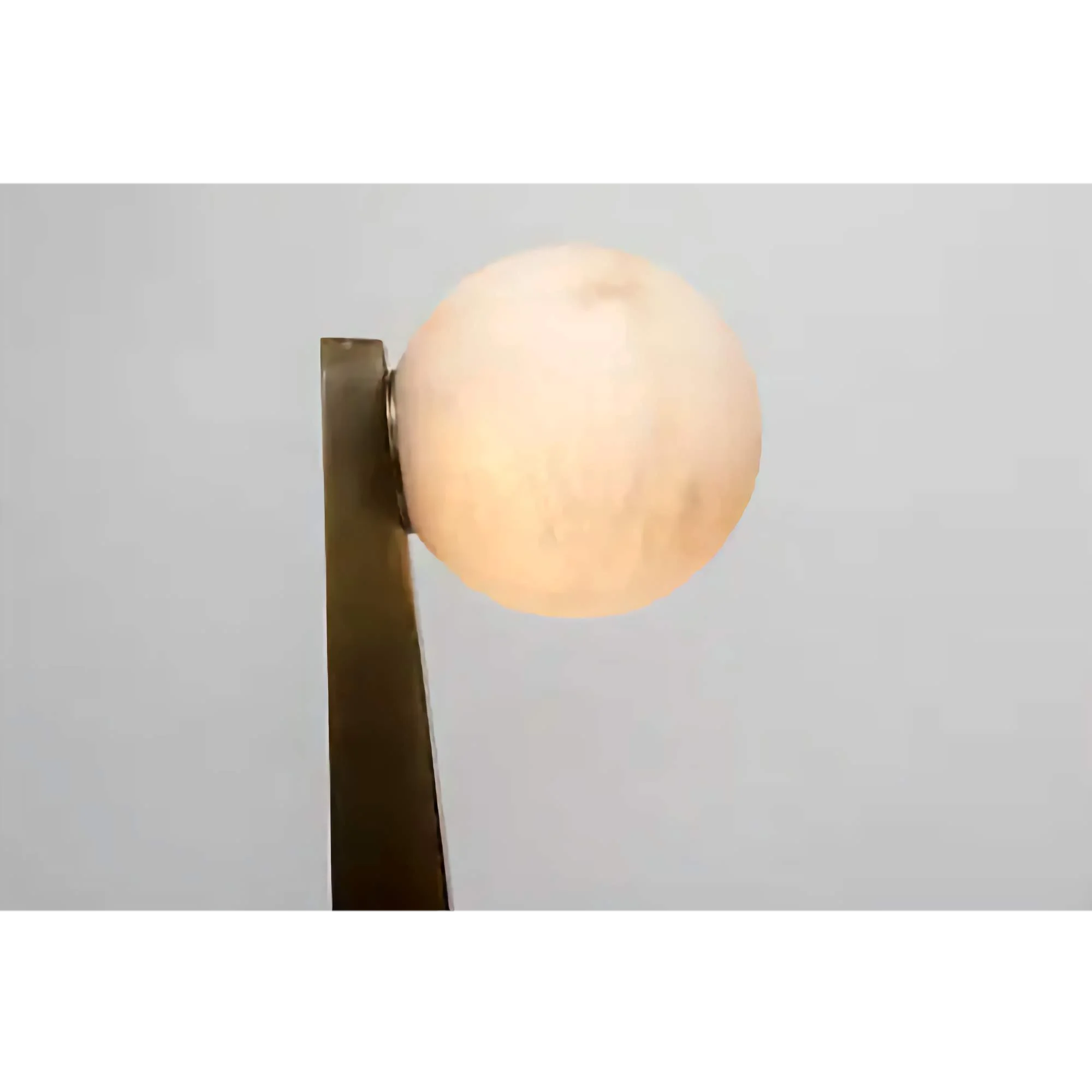 Bronze Obelisk Alabaster Globe Floor Lamp | Italian Atelier Fenice Ul Listed Led