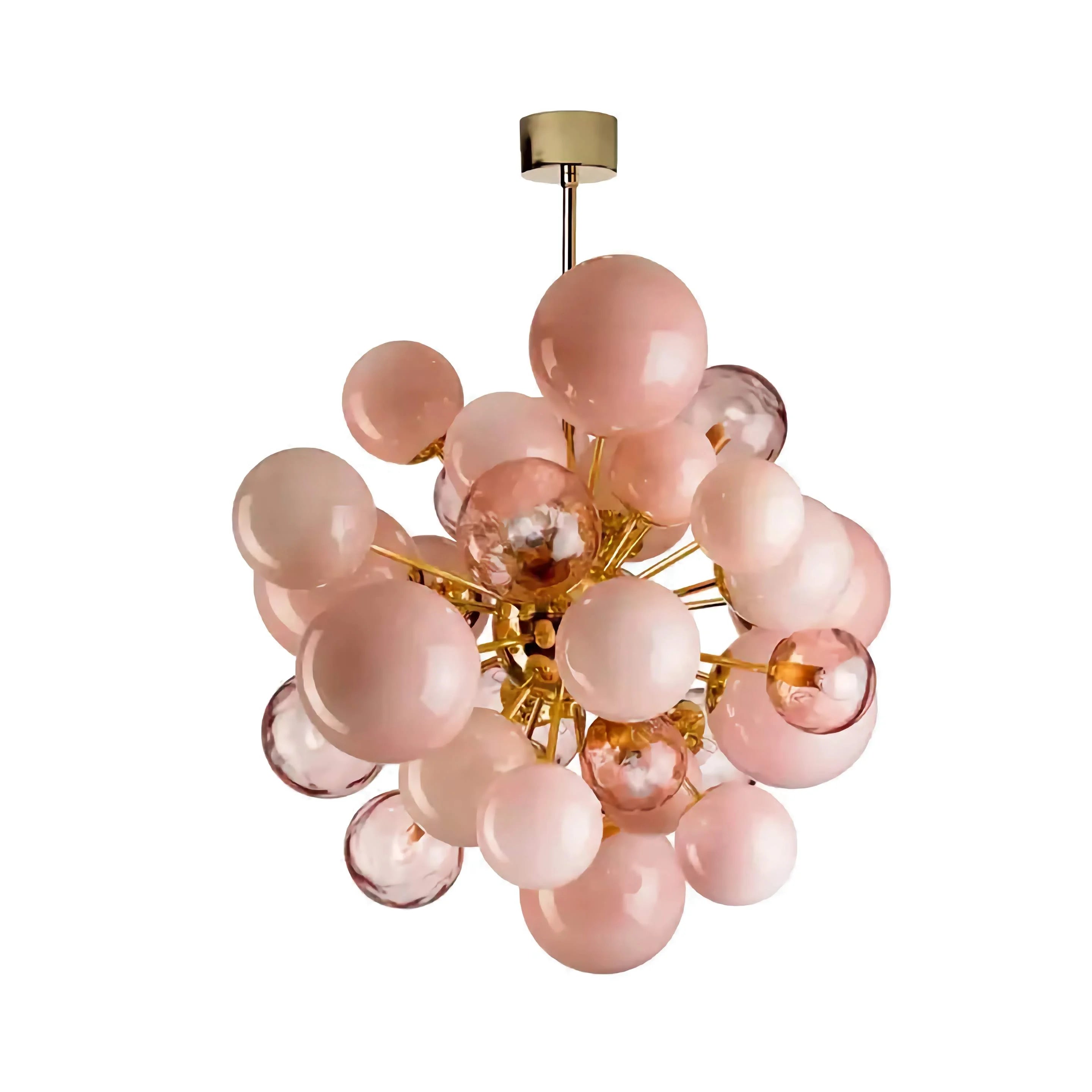 Luxurious Murano Glass Chandelier Hollywood Glamour Ceiling Lighting for Elegant Homes
