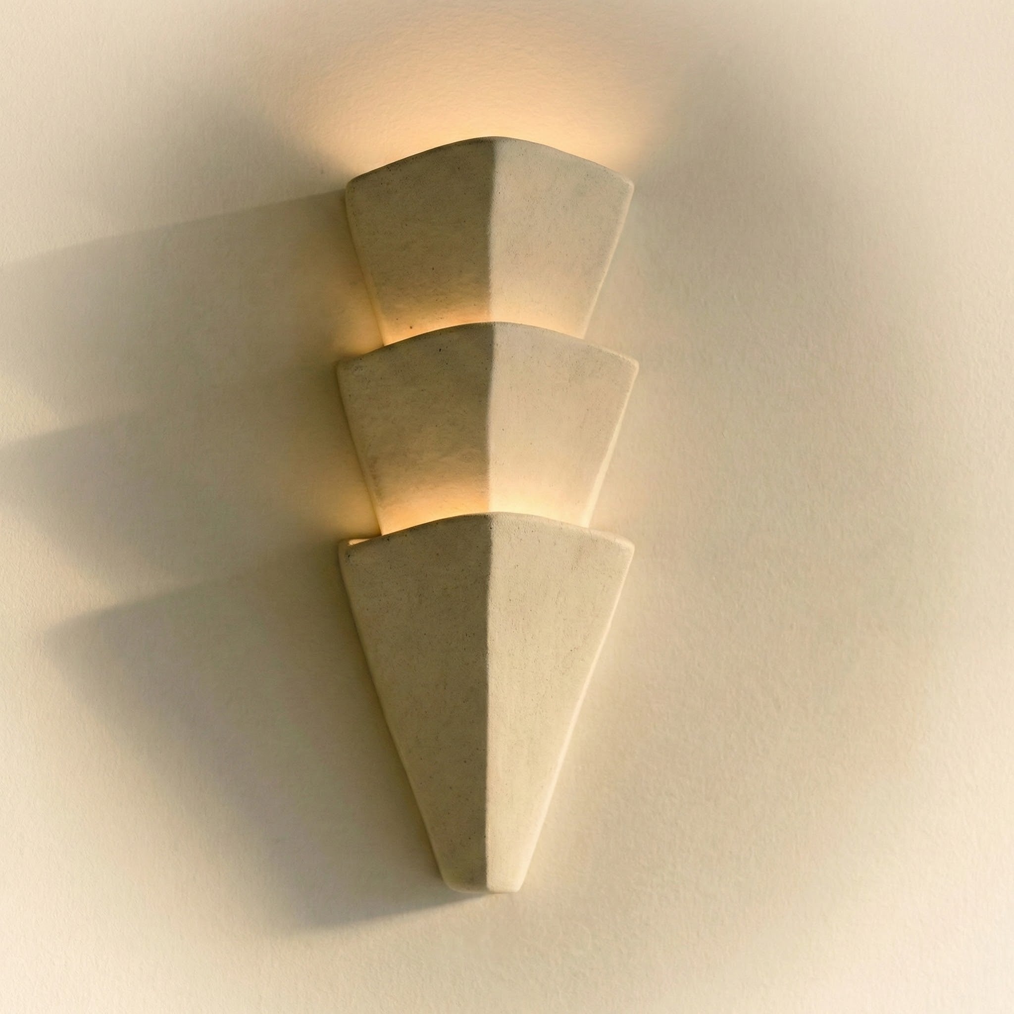 Minimalist Plaster-look Wall Sconce – Modern Architectural Light 1/2/3 Tier Casalolalights Luxury Lamps for Interior
