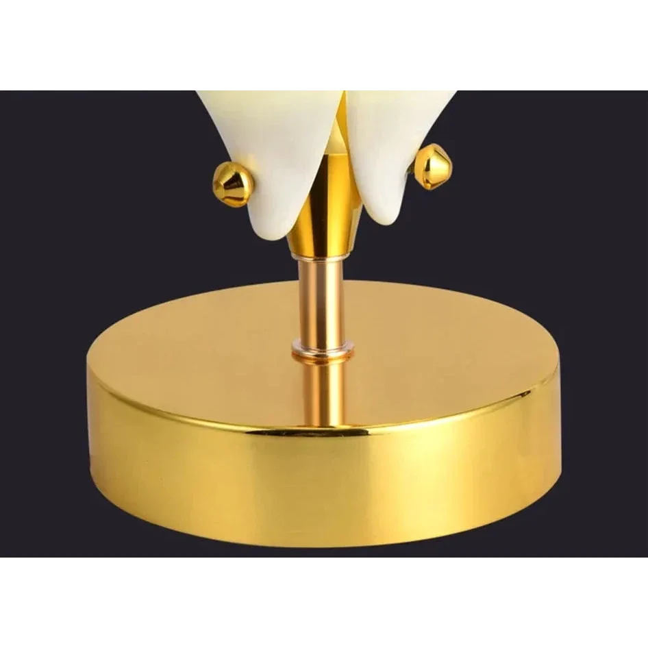 Porcelain Flowers Table Lamp Bedside Modern Contemporary Decor