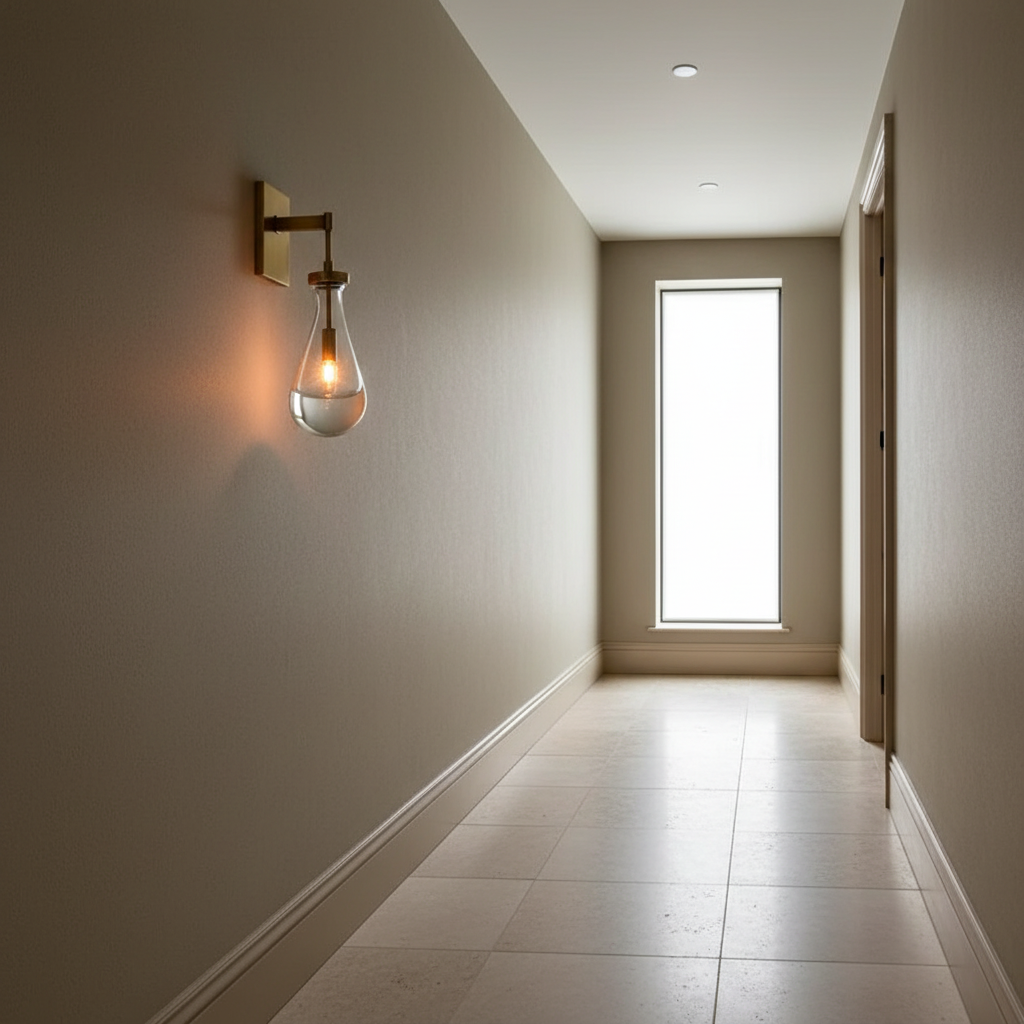 Teardrop Glass Wall Sconce – Brass Modern Sculptural Light Casalolalights Luxury Lamps for Interior Designers