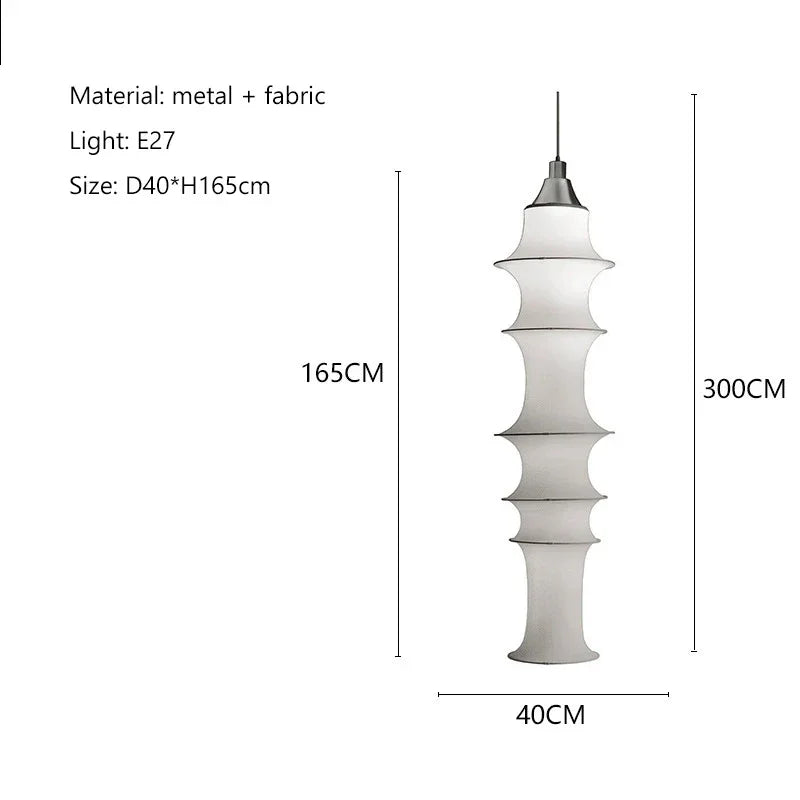 Modern Minimalism White Real Silk Pendant Light Hanging Ceiling Lights for Living Room Dining or Bedroom