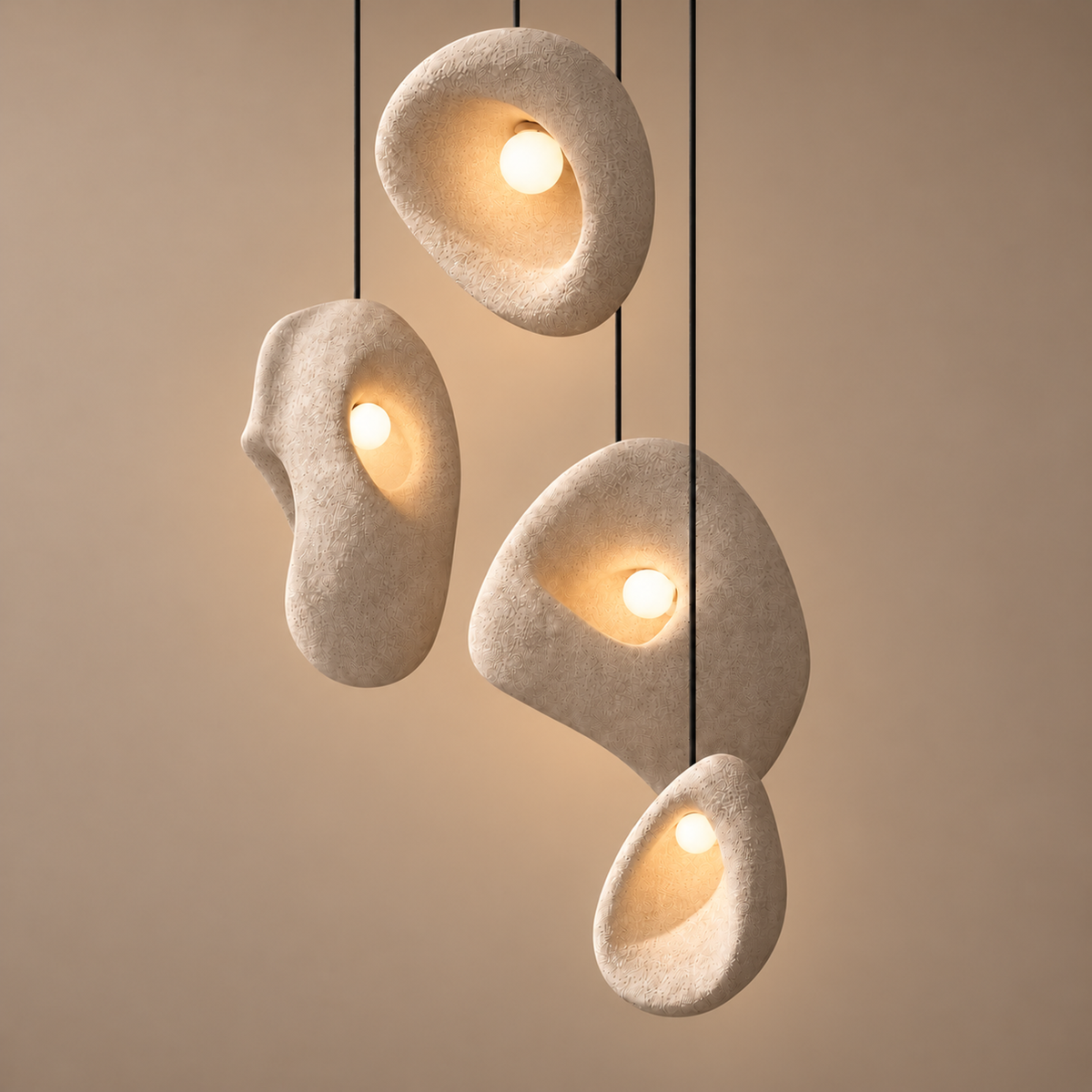 Modern Pendant Light - Freeform Resin Casalola Lights Luxury Lamps for Interior Designers