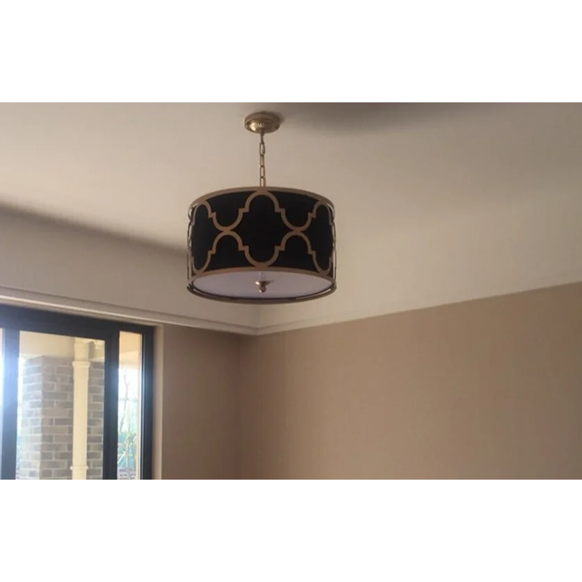 Pendant Lights | Black and Gold Ceiling Light Fixtures | Modern Victorian Lamps for Living Room,