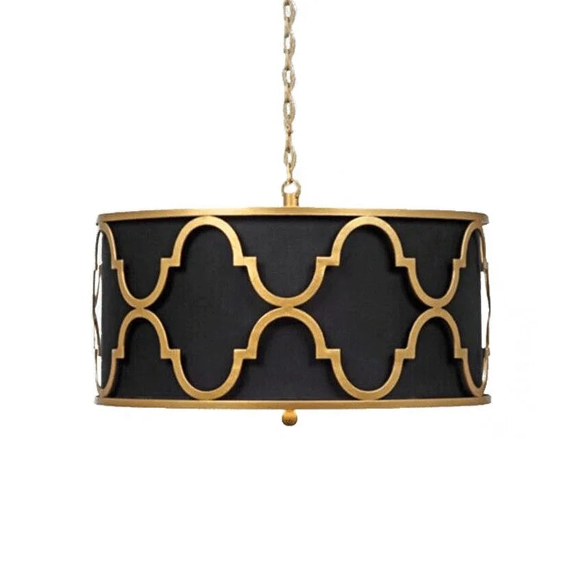 Pendant Lights | Black and Gold Ceiling Light Fixtures | Modern Victorian Lamps for Living Room,