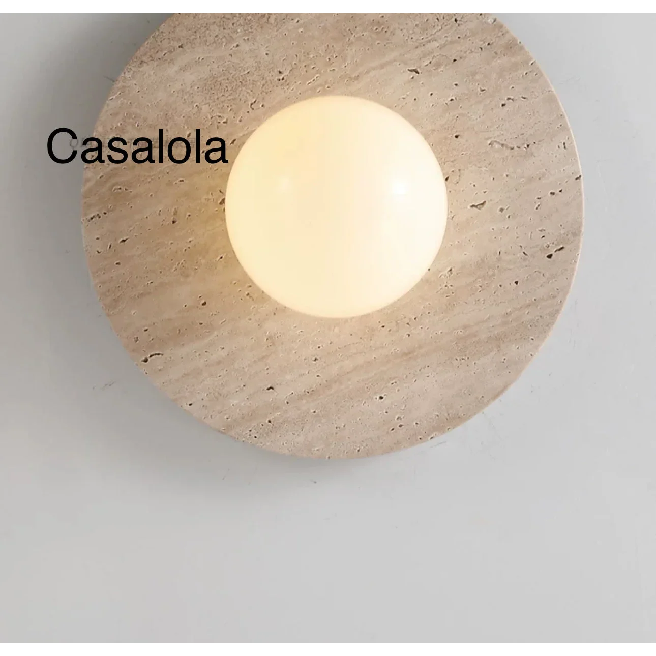 Round Marble 28cm Diameter Three Color Changeable Led Lighting Intelligent Control Casalolalights Luxury Lamps