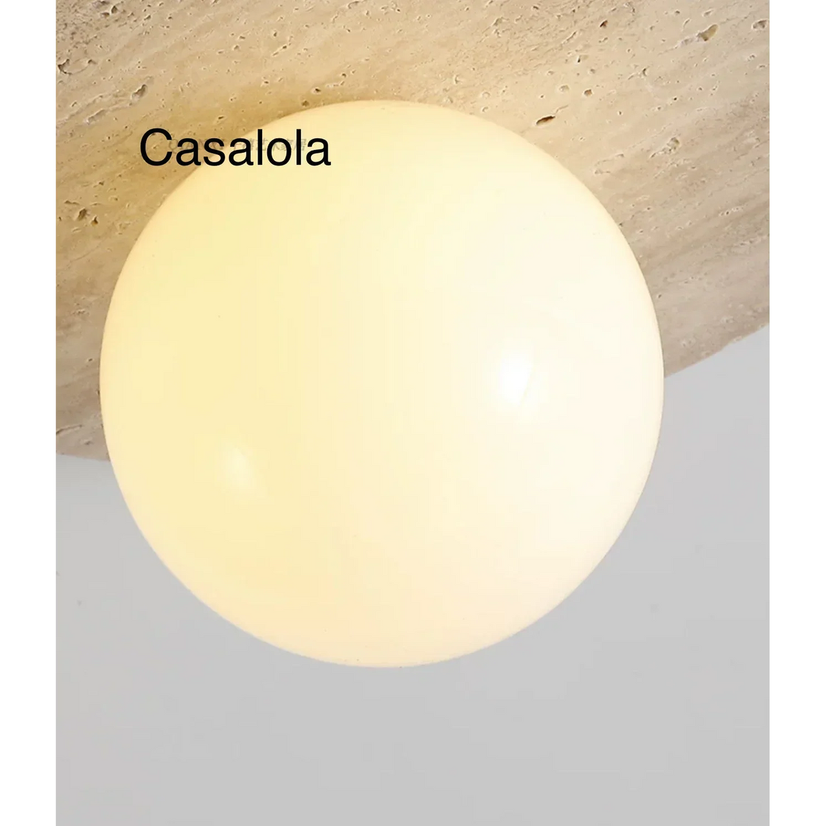Marble Wall Light 28cm | Round Natural Stone Sconce Modern Minimalist Living Room & Hallway Casalolalights Luxury Lamps