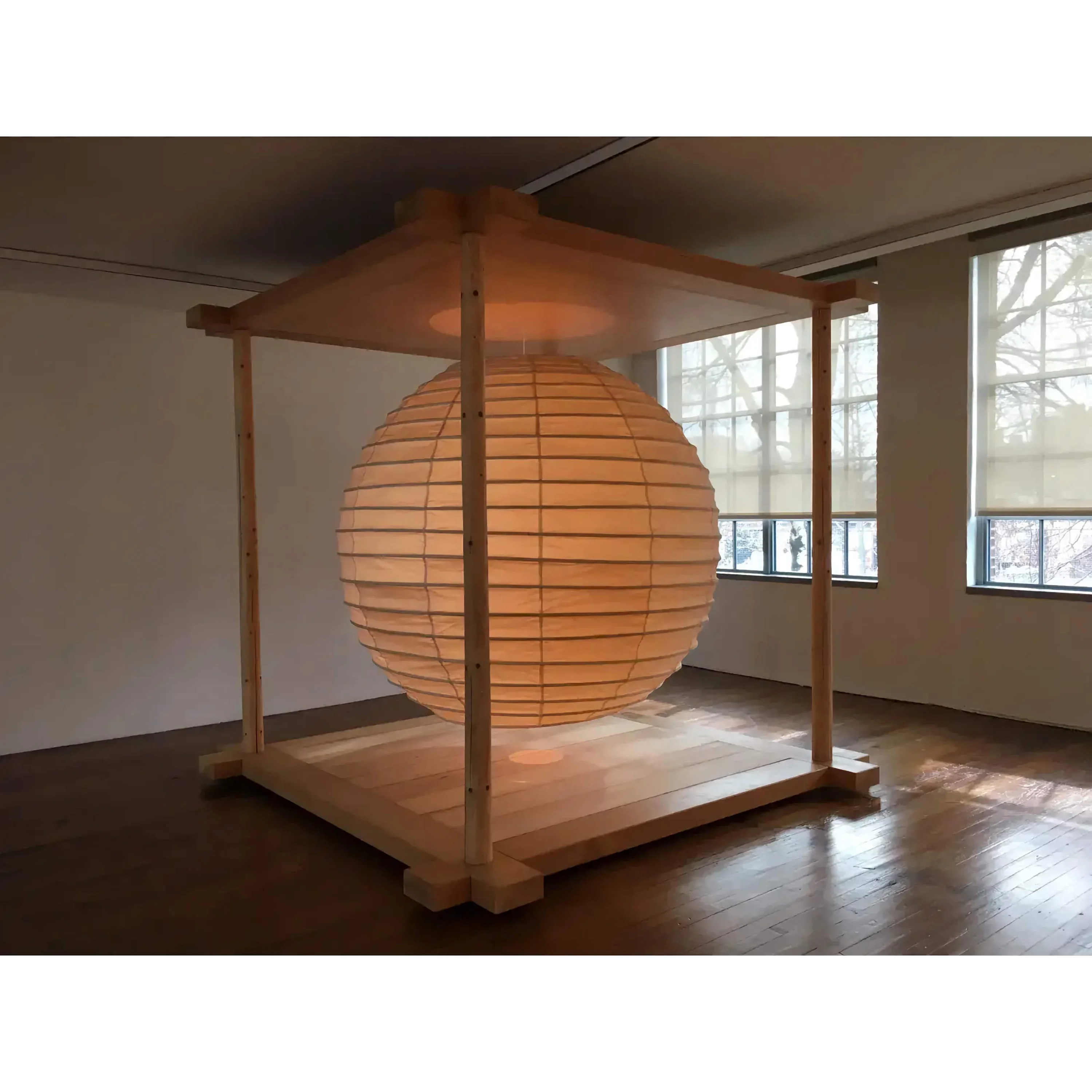 Ceiling Light Fixture for Living Room Bedroom | Noguchi Lamps Lanterns | White Rice Paper | Casalola