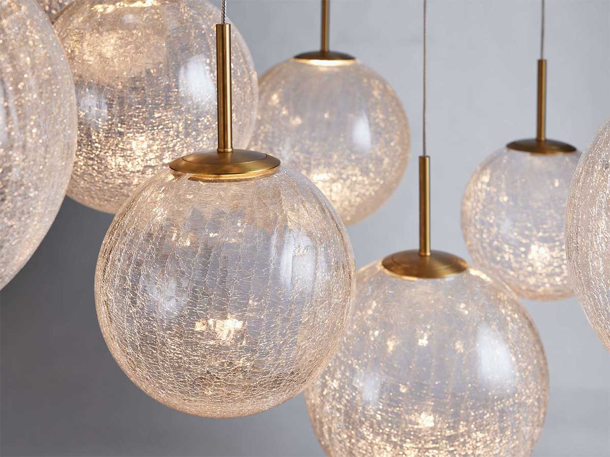 Burgundy Glass and Brass 5 Light Pendant Chandelier Long Drop Stairwell or Double Height Entry Lighting Casalolalights