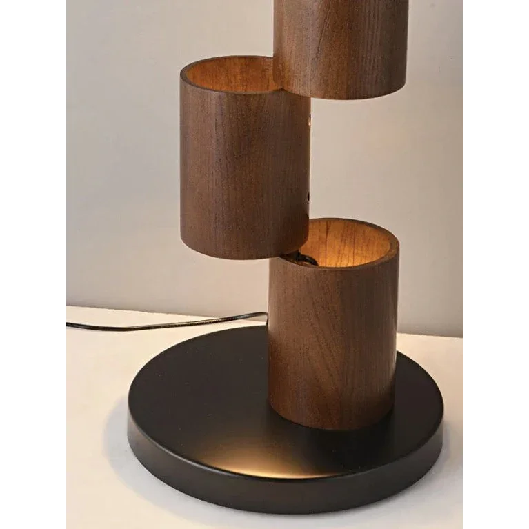 Solid Wood Floor Lamp | Sculptural Natural-grain Japandi Minimalist Living Room & Bedroom Casalolalights Luxury Lamps