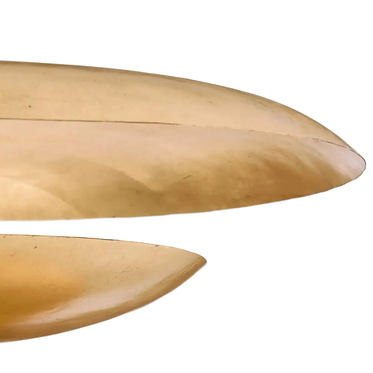 Brass & Copper Tiered Pendant | Hand-spun Three-tier Sculptural Mid-century Modern Dining Casalolalights Luxury Lamps