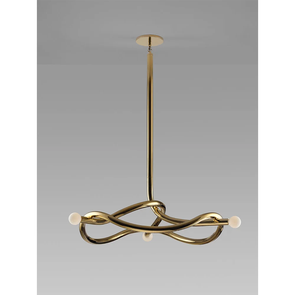 Bronze & Opal Glass Chandelier | Sculptural Curved Globe Mid-century Modern Dining Entry Casalolalights Luxury Lamps