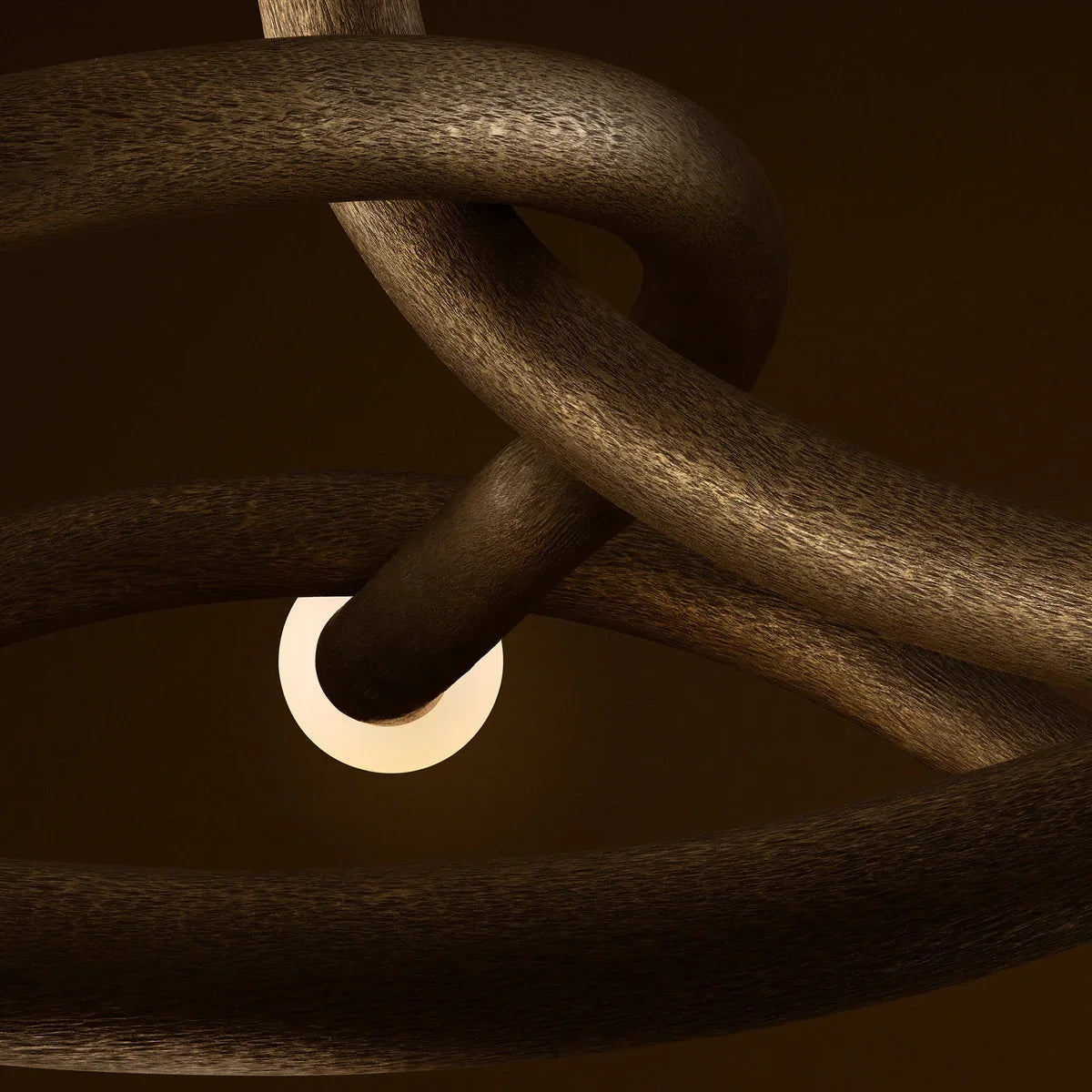 Bronze & Opal Glass Chandelier | Sculptural Curved Globe Mid-century Modern Dining Entry Casalolalights Luxury Lamps