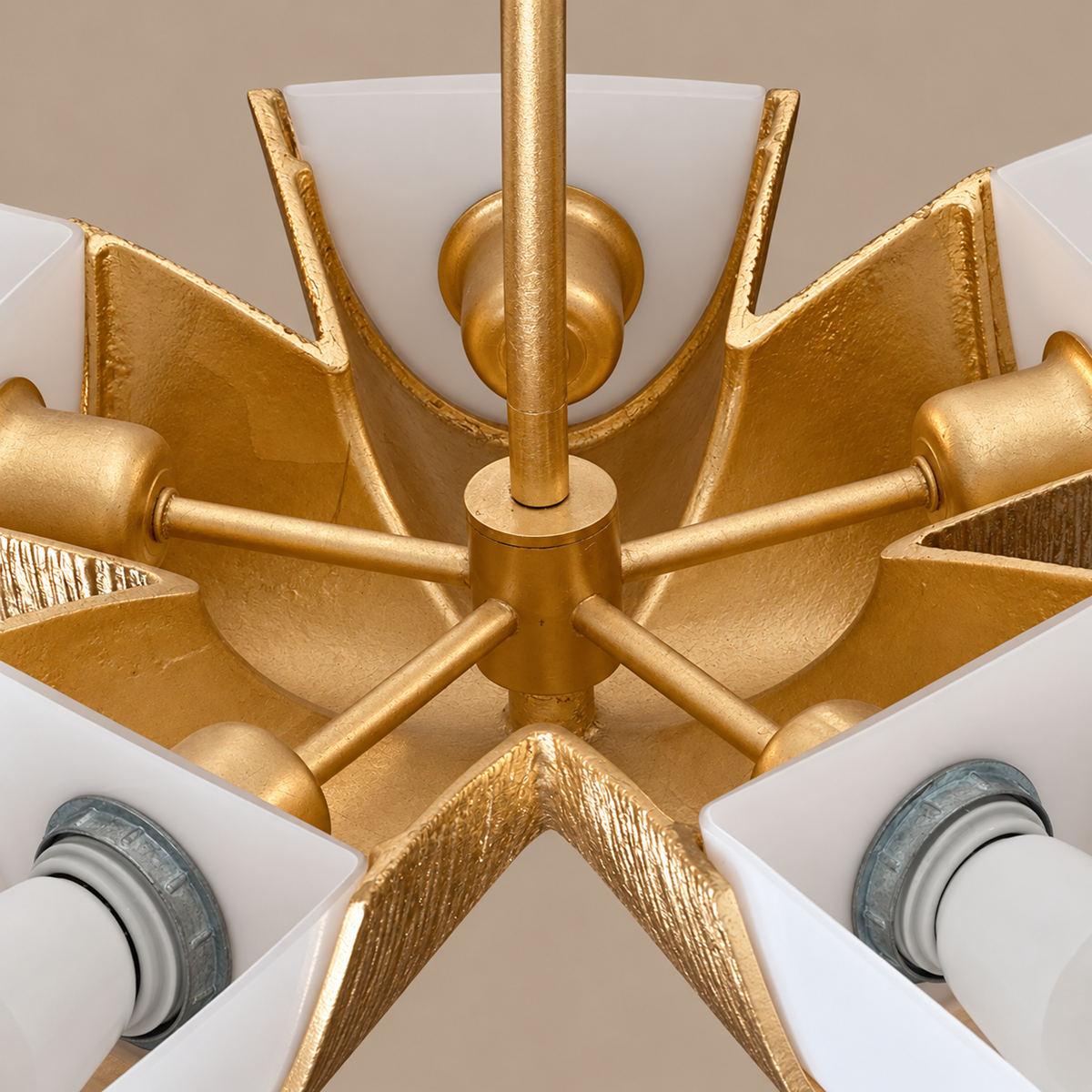Semi Flush Mount Ceiling Light - Brass & Glass Casalola Lights Luxury Lamps for Interior Designers