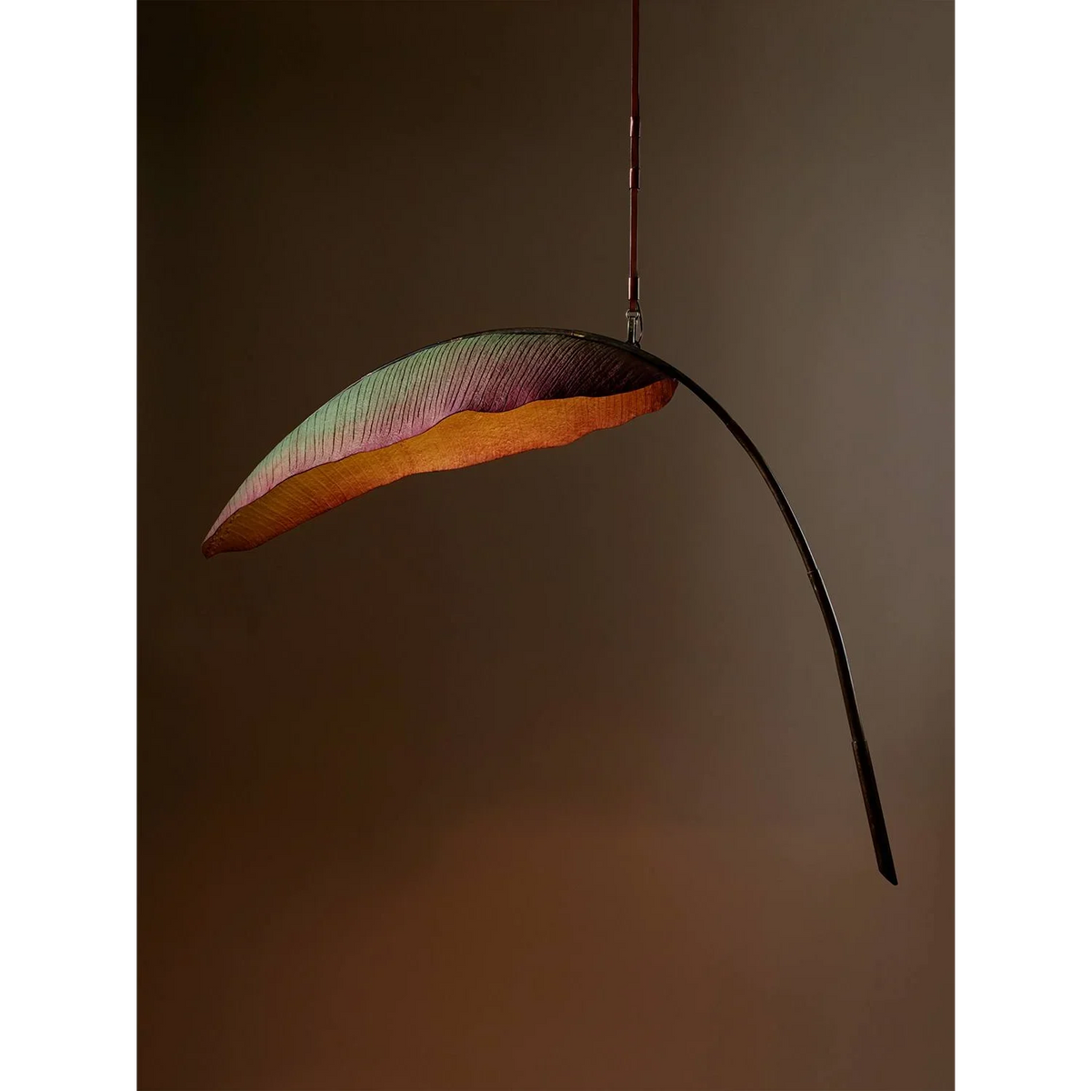Banana Leaf Pendant Light for Living Room or Reading Corner | Hand Finished Resin 15 22 37 in Sizes Casalola Lights